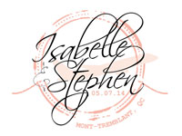Isabelle & Stephen Wedding Logo