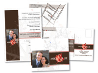 Mike & Ellie Wedding Invitation
